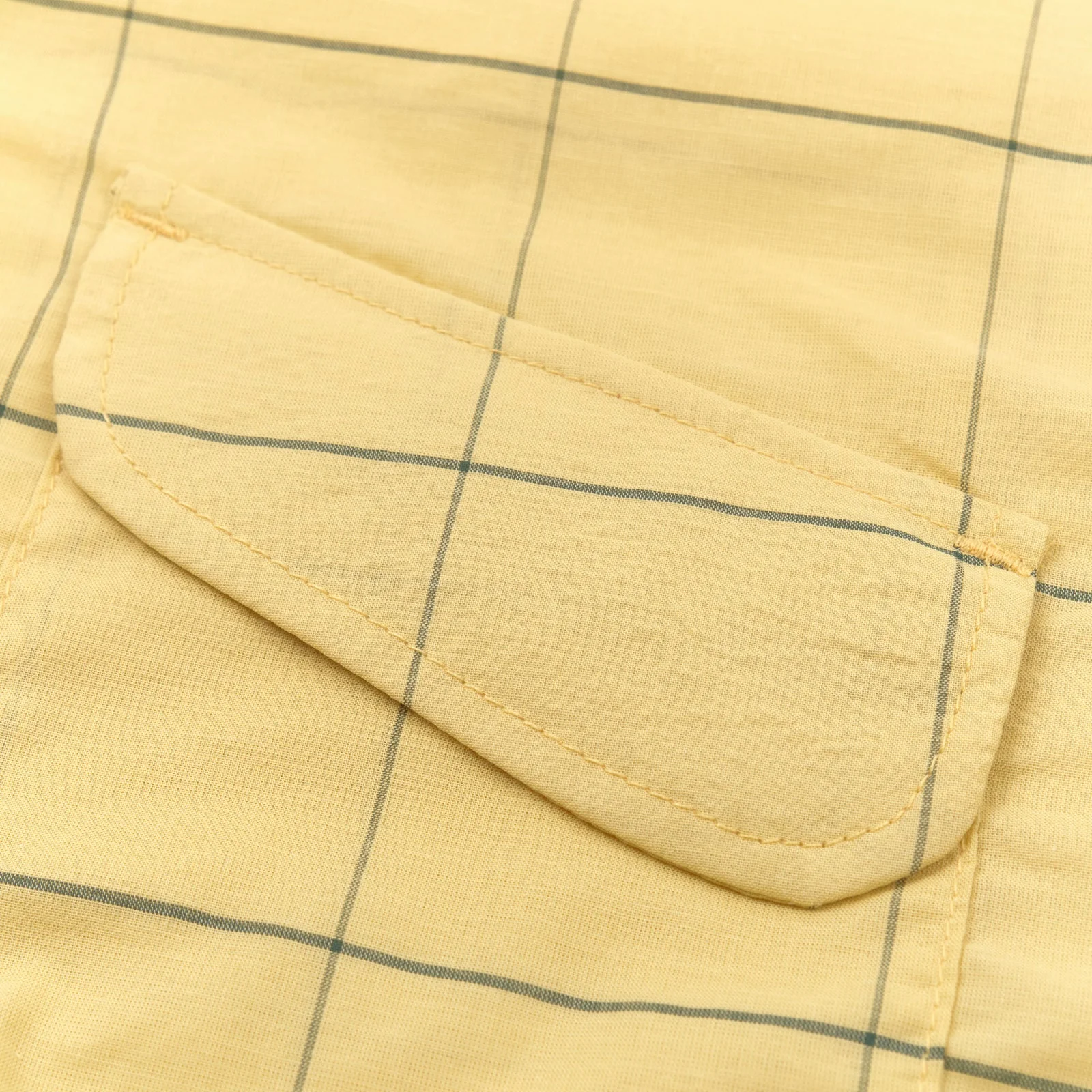 Dean Double Pocket in Yellow Check - Image 5
