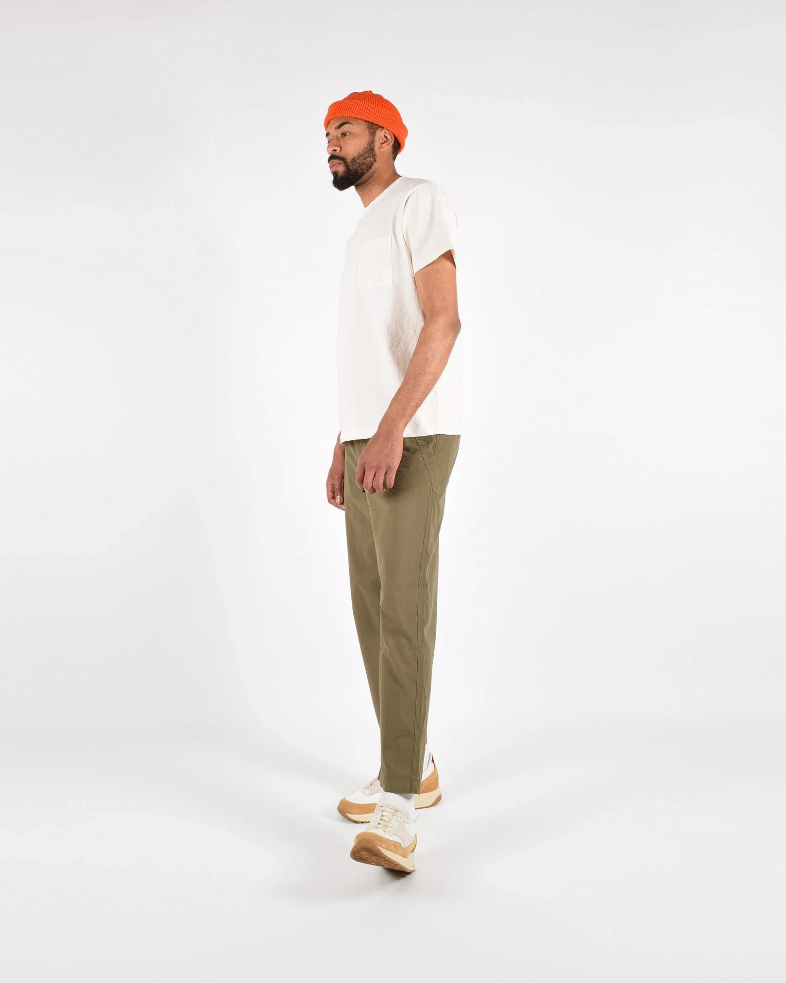 Heavy Duty Single-Pocket Tee in Natural - Image 3