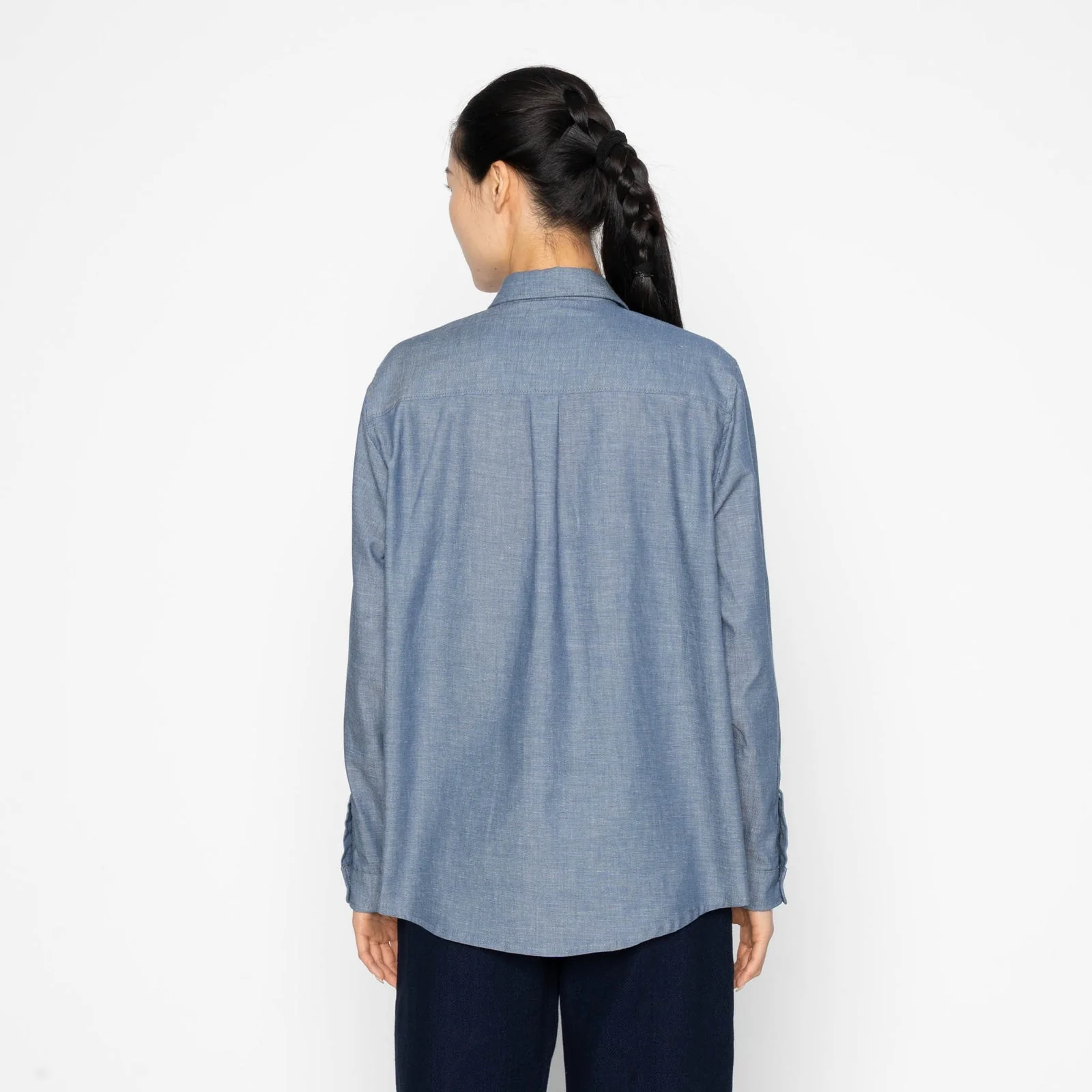 Judy in Chambray with Multicolor Nep - Image 3