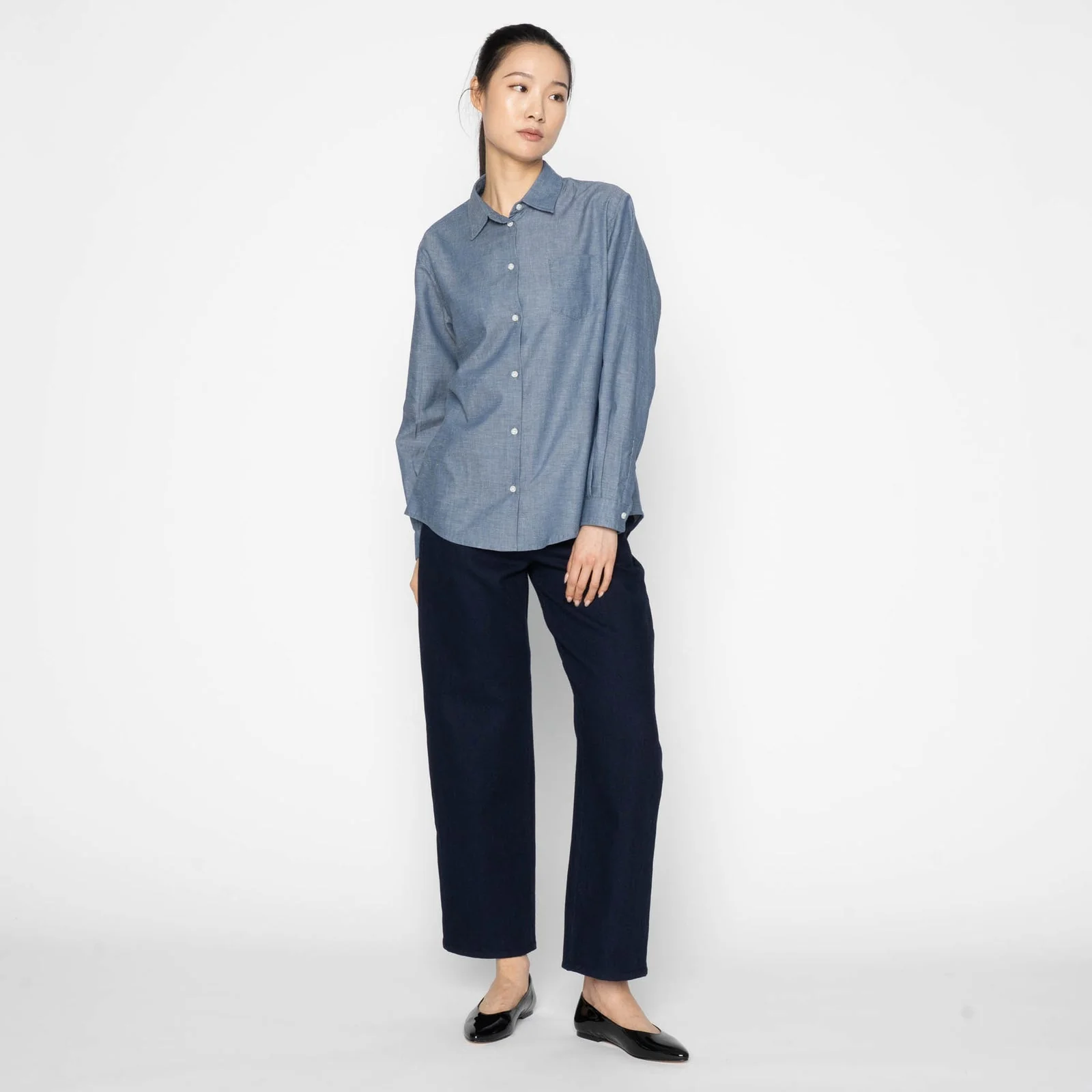 Judy in Chambray with Multicolor Nep - Image 6