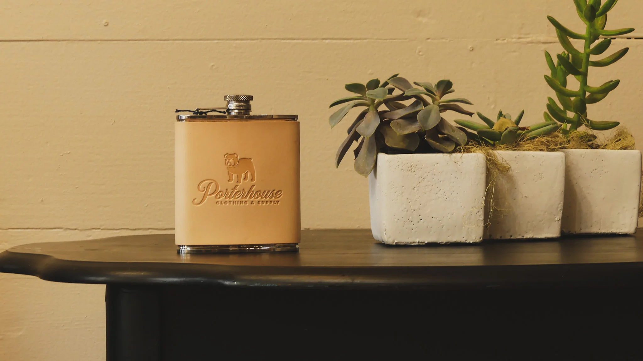 Leather-Wrapped Flask - Image 3