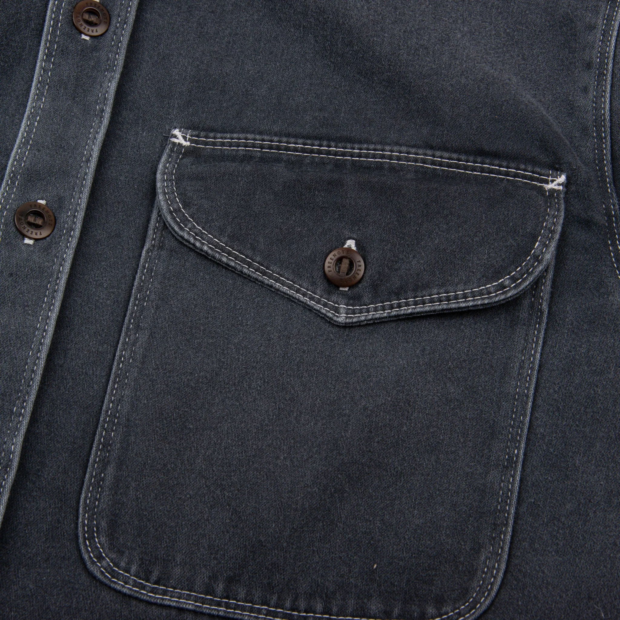 Utility Shirt in Charcoal - Image 6