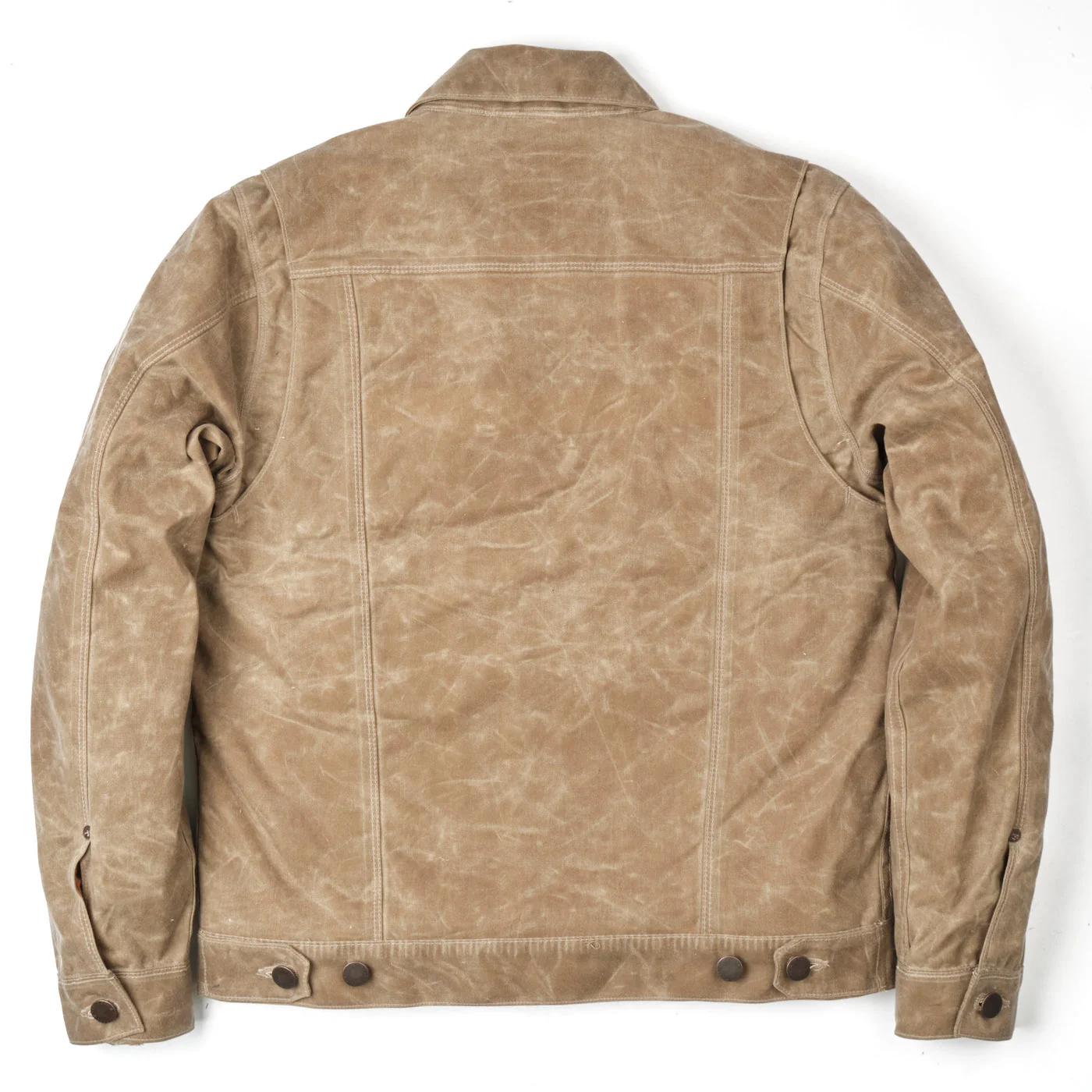 Waxed Riders Jacket in Tobacco - Image 3