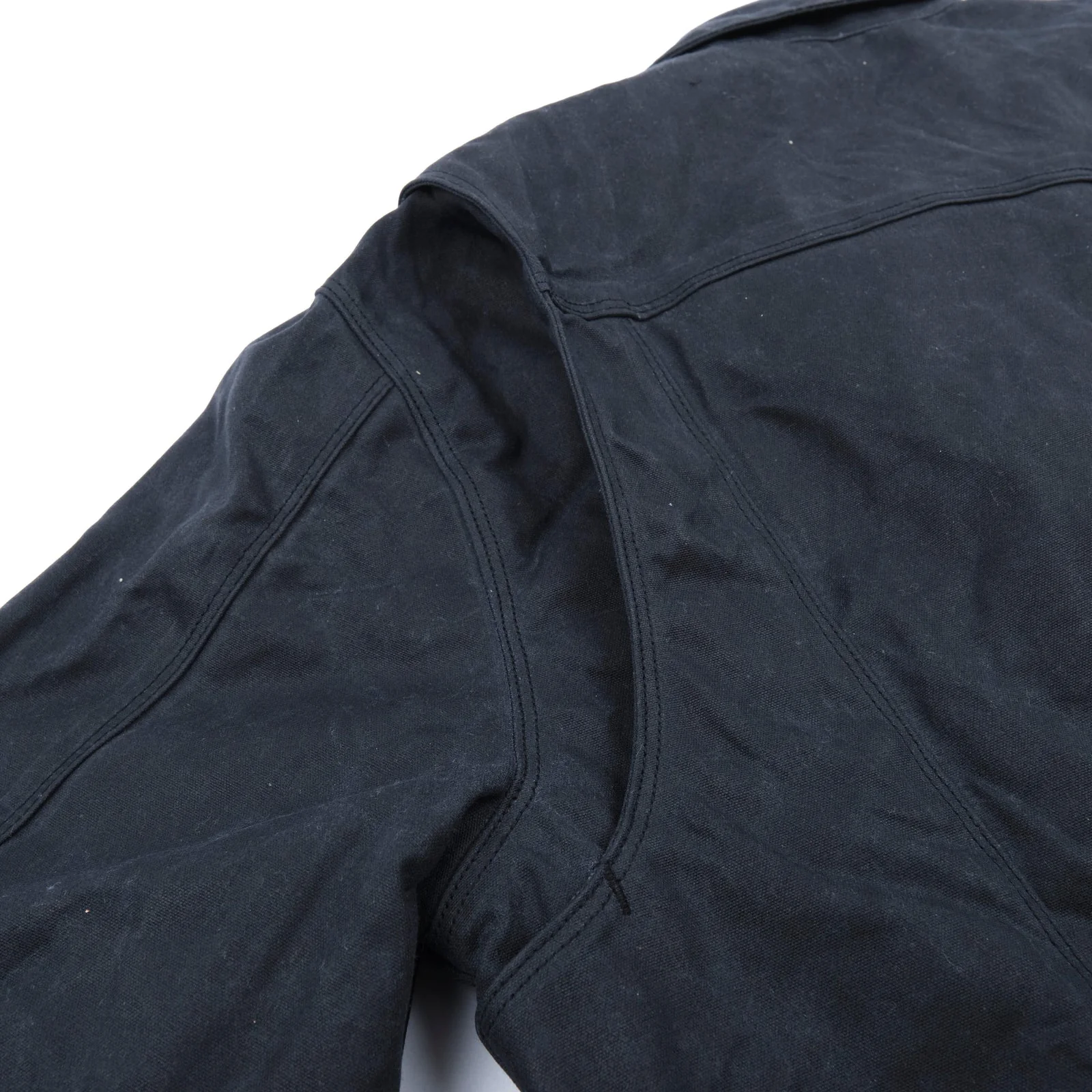 Waxed Riders Jacket in Black - Image 7