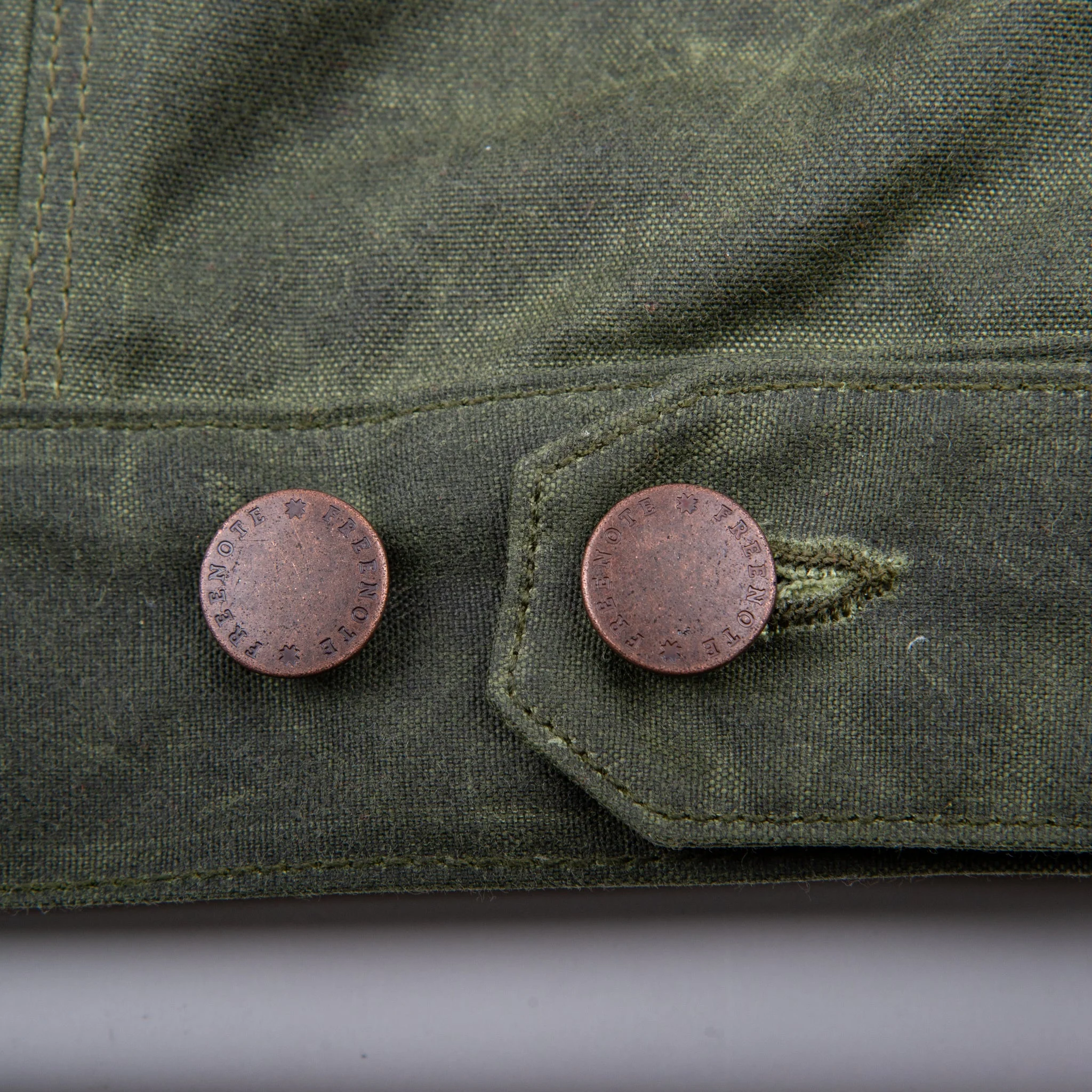 Waxed Riders Jacket in Olive - Image 7