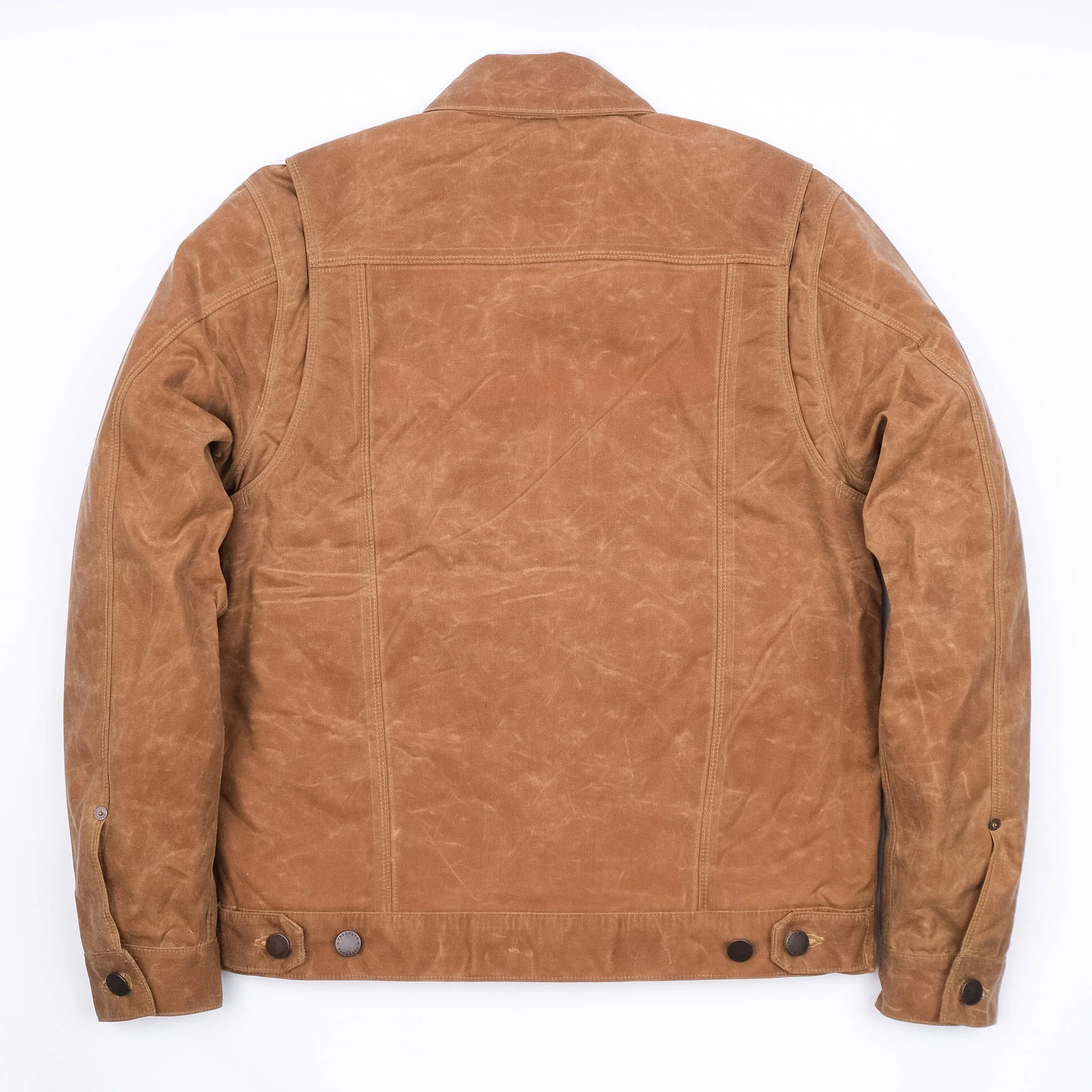 Waxed Riders Jacket in Rust - Image 4