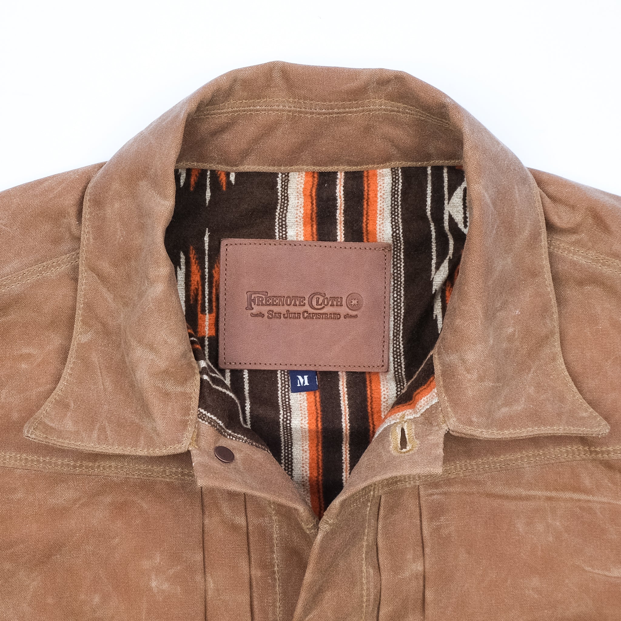 Waxed Riders Jacket in Rust - Image 5
